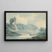 Rocher d'Ilam, Dovedale, Derbyshire - Joseph Mallord William Turner — quadro incorniciato alla parete