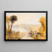 Lago Albano, Italia - Joseph Mallord William Turner — quadro incorniciato alla parete