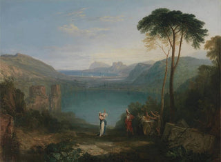 Joseph Mallord William Turner - Lake Avernus Aeneas and the Cumaean Sybil.webp