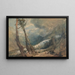 Mer de Glace nella valle di Chamonix, Svizzera - Joseph Mallord William Turner — quadro incorniciato alla parete