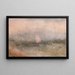 Al largo del Nore - Joseph Mallord William Turner — quadro incorniciato alla parete