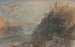 Rheinfels, vista verso Katz e Gourhausen - Joseph Mallord William Turner — vista dell’opera