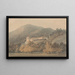 Santa Lucia, un convento vicino a Caserta - Joseph Mallord William Turner — quadro incorniciato alla parete