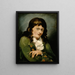 Autoritratto - Joseph Mallord William Turner — quadro incorniciato alla parete