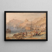 St Mawes, Cornovaglia - Joseph Mallord William Turner — quadro incorniciato alla parete