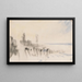 Il taccuino di schizzi della Manica 31 - Joseph Mallord William Turner — quadro incorniciato alla parete