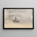 Le Carnet de croquis du Channel 49 - Joseph Mallord William Turner — quadro incorniciato alla parete