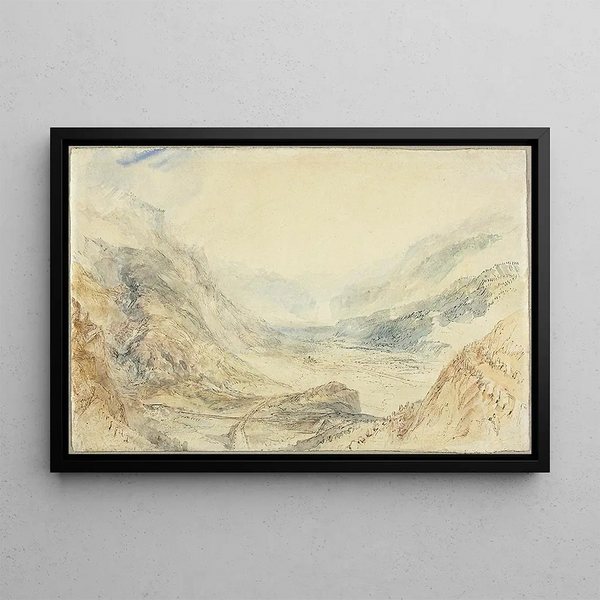 Joseph Mallord William Turner - View in the St Gotthard Pass Switzerland.webp