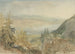 Vista di Farnley Hall nello Yorkshire - Joseph Mallord William Turner — vista dell’opera