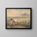 Vista di Londra da Greenwich - Joseph Mallord William Turner — quadro incorniciato alla parete