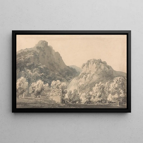 Joseph Mallord William Turner - Waterfall of Lodore Cumberland.webp