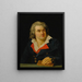 Ritratto di D. F. Desrues - Joseph Marie Vien il Giovane — quadro incorniciato alla parete