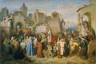 Joseph Mathias von Trenkwald - Herzog Leopolds des Glorreichen Einzug in Wien nach dem Kreuzzug von 1219.webp
