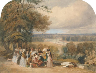 Un picnic su Richmond Hill - Joseph Murray Ince — vista dell’opera