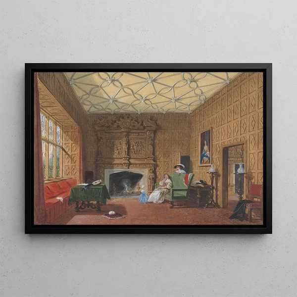 Joseph Nash - Levens Westmoreland The Small Drawing Room.webp