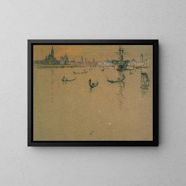 Laguna di Venezia - Joseph Pennell — quadro incorniciato alla parete