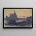 La luna dorata - Joseph Pennell — quadro incorniciato alla parete
