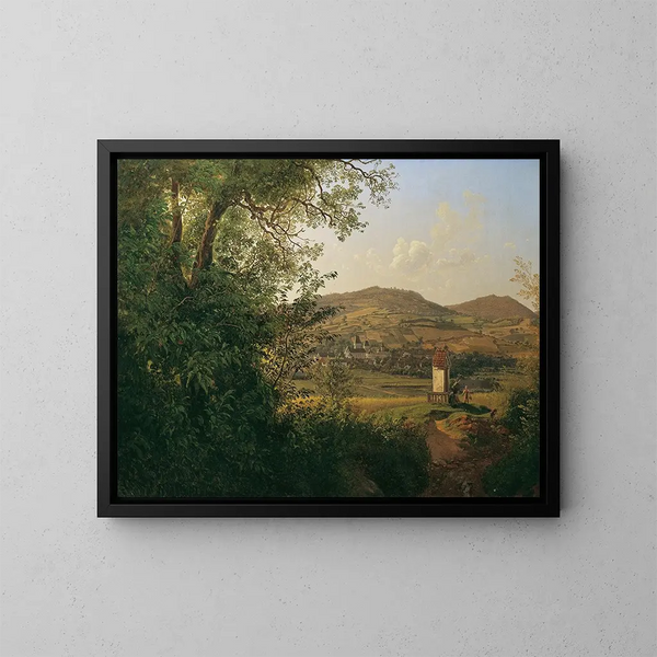 Vista di Pggstall - Joseph Rebell — quadro incorniciato alla parete
