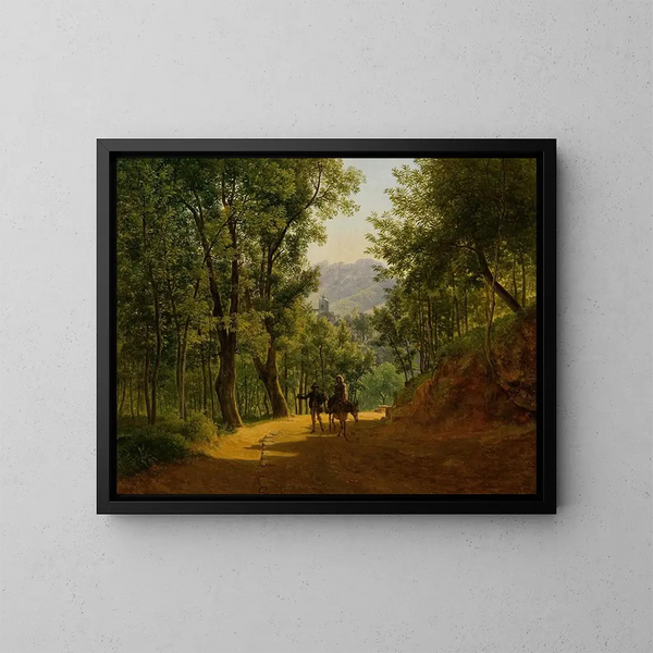 Paesaggio italiano - Joseph Rebell — quadro incorniciato alla parete