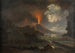 Eruzione del Vesuvio di Notte con Vista sull'École di Virgile - Joseph Rebell — vista dell’opera