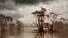 Scène di bayou - Joseph Rusling Meeker — vista dell’opera