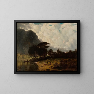 Lac Pontchartrain, Louisiana - Joseph Rusling Meeker — quadro incorniciato alla parete