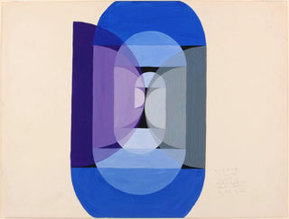 Ruota blu-grigio-viola - Joseph Schillinger — vista dell’opera
