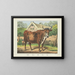 Vache - Joseph Scholz — quadro incorniciato alla parete