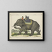 L'éléphant chassait d'autres éléphants - Joseph Scholz — quadro incorniciato alla parete