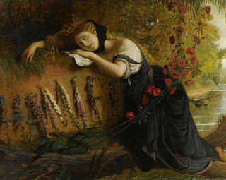 Ophelia - Joseph Severn — vista dell’opera