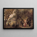 Il villaggio abbandonato - Joseph Severn — quadro incorniciato alla parete