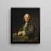 Ritratto di Christoph Willibald Ritter von Gluck - Joseph Siffred Duplessis — quadro incorniciato alla parete