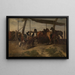 Cavalli e asini in affitto - Joseph Stevens — quadro incorniciato alla parete