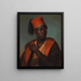Ritratto di un Orientale - Joseph Stöcker — quadro incorniciato alla parete