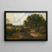 Figura su un sentiero tra gli alberi - Joseph Thors — quadro incorniciato alla parete
