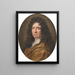 Ritratto di Pierre Richelet - Joseph Vivien — quadro incorniciato alla parete