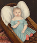 Bambino in un cesto di vimini - Joseph Whiting Stock — vista dell’opera