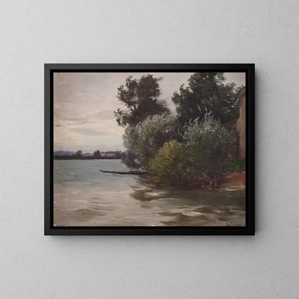 Au Chiemsee - Joseph Wopfner — quadro incorniciato alla parete