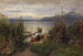 Giardino di fiori e pescatori sull'isola delle Donne - Joseph Wopfner — vista dell’opera