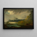 Derwent Water con Skiddaw all'orizzonte - Joseph Wright de Derby — quadro incorniciato alla parete