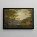 Paesaggio lacustre - Joseph Wright de Derby — quadro incorniciato alla parete