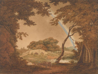 Joseph Wright of Derby - Landscape with Rainbow View near Chesterfield.webp