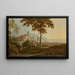 Vista di San Felice Circeo vicino a Gaeta - Joseph Wright de Derby — quadro incorniciato alla parete