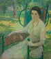 Molly Dougherty nel frutteto - Josephine Miles Lewis — vista dell’opera