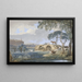 Vista vicino a Tours - Josephus Augustus Knip — quadro incorniciato alla parete
