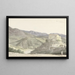 Paesaggio italiano vicino a Subiaco - Josephus Augustus Knip — quadro incorniciato alla parete