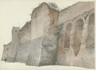 Josephus Augustus Knip - The Aurelian Wall in Rome.webp