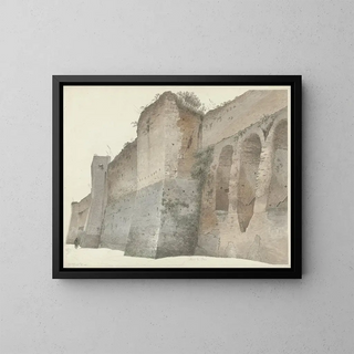 Josephus Augustus Knip - The Aurelian Wall in Rome.webp