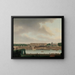 La vista dell'ambasciata olandese a Parigi - Josephus Augustus Knip — quadro incorniciato alla parete