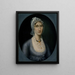 Ritratto della signora Barbara Baker Murphy - Joshua Johnson — quadro incorniciato alla parete